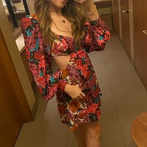 For Love and Lemons Scarlett Mini Dress